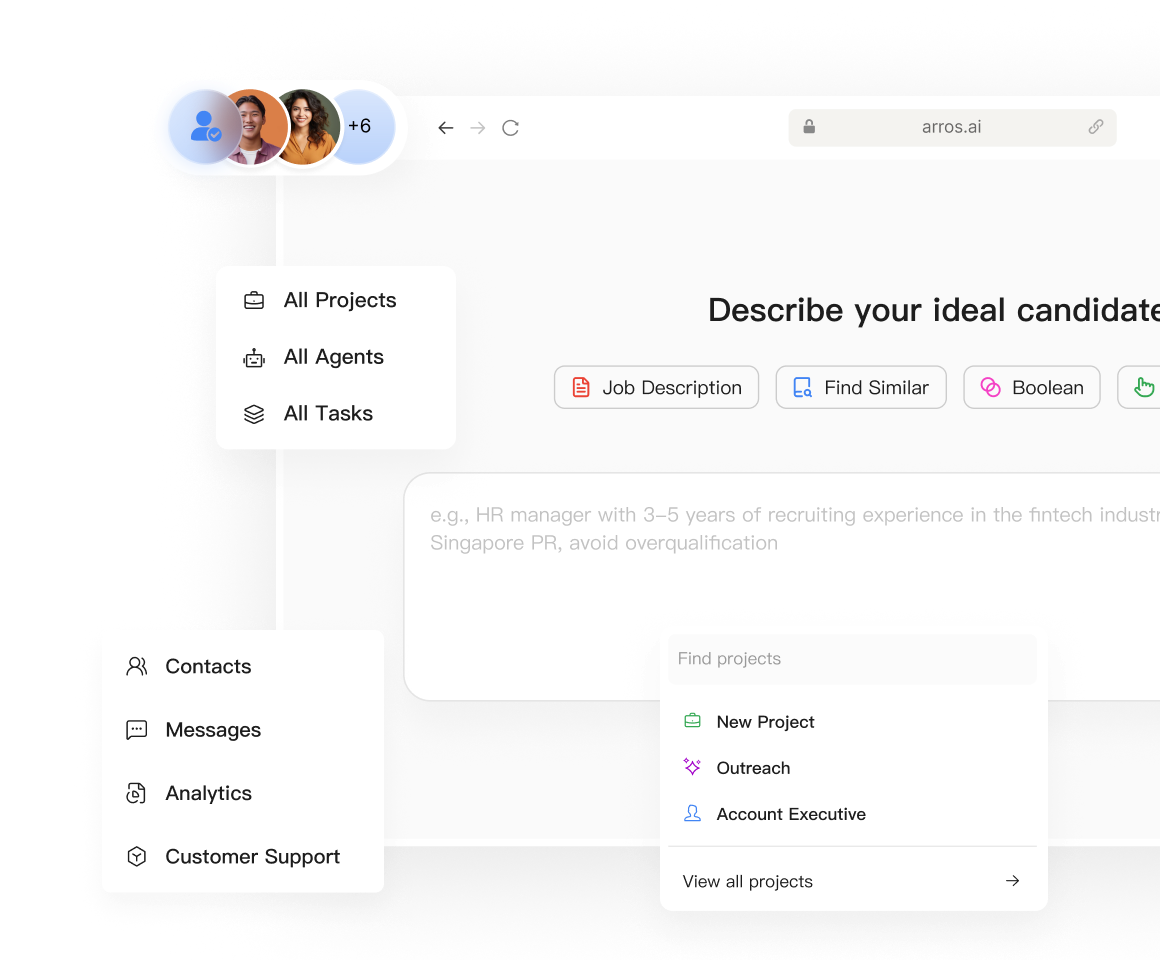 Arros AI decision interface